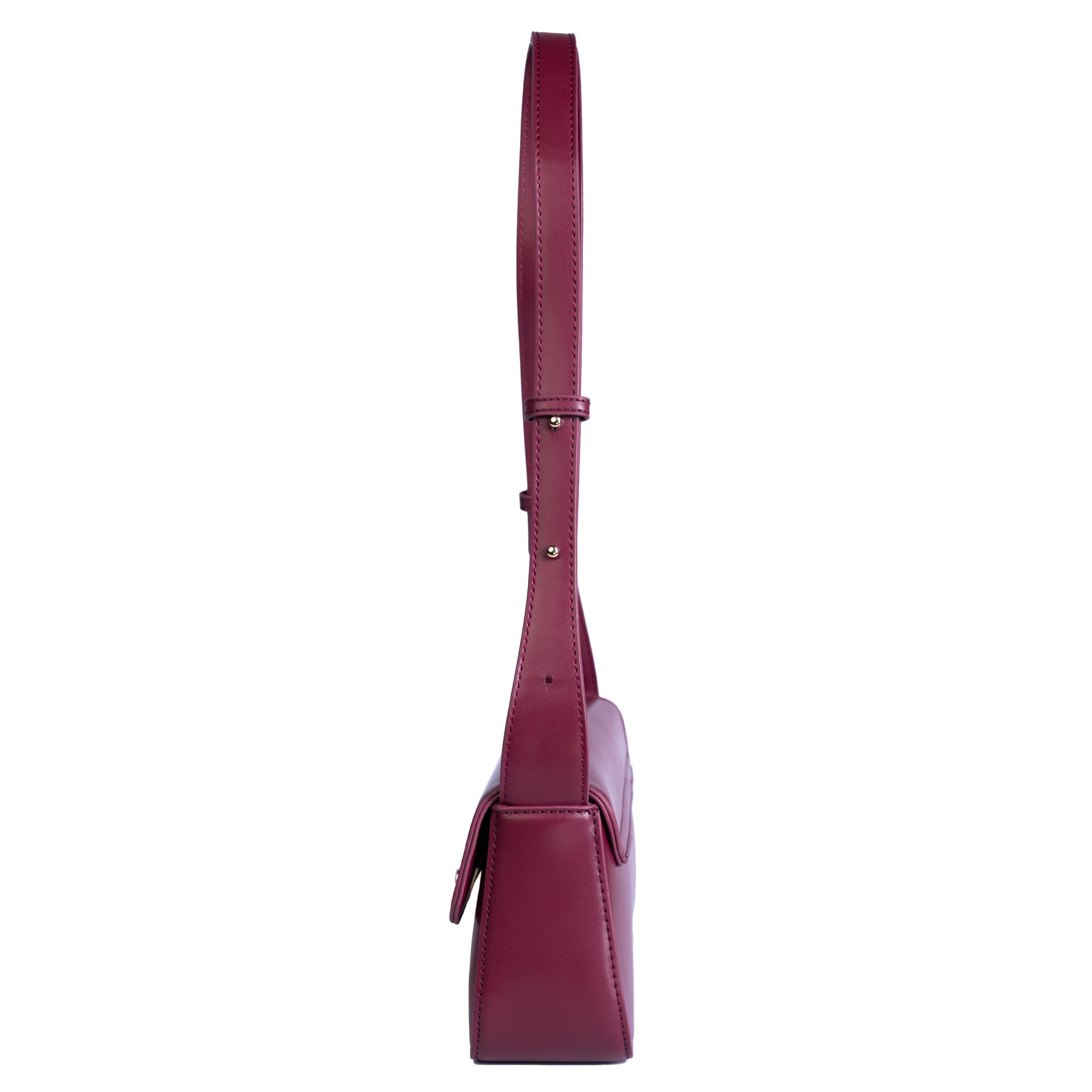 Arc Shoulder Bag - Burgundy